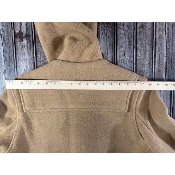 Gloverall X Abraham & Strauss Duffle Wool Coat sz 42 Beige Made England 70's 80' - Picture 5 of 8